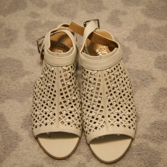Franco Sarto Women's High Heal Sandals, Size 9, White - Picture 1 of 4